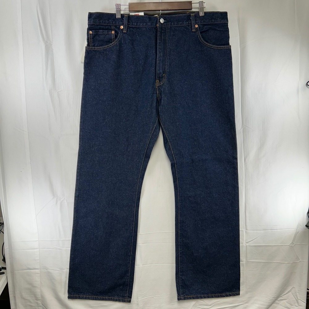 Levi's 517 Bootcut Jeans Mens 40x32 Indigo Blue Slim Fit Denim 0517-0216